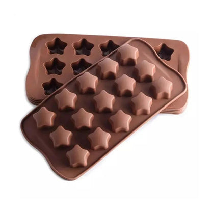 12 Slot Star Silicone Chocolate Mould