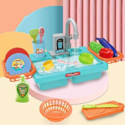 Electric Kids Dishwasher Toy