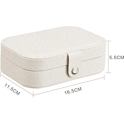 3 Layer Travel Leatherette Jewelry Box