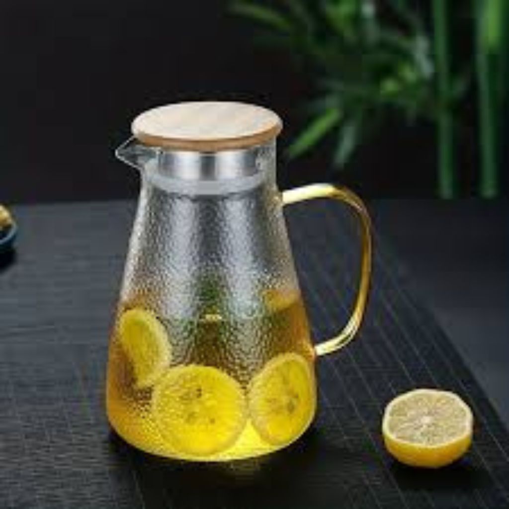 Frosted Teapot with Gold Handle -1.8l