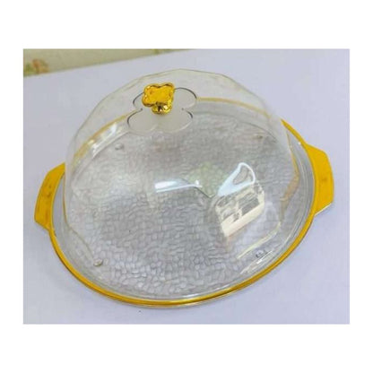 Round Acrylic Cake Dome and Tray Set