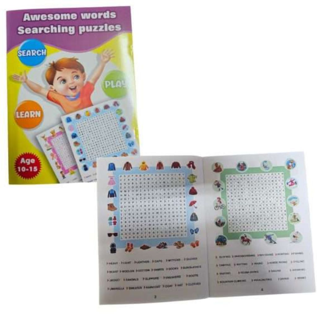 Kids A4 Word Search