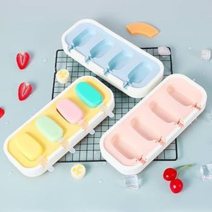 Reusable Popsicle Mold with Lid and Sticks