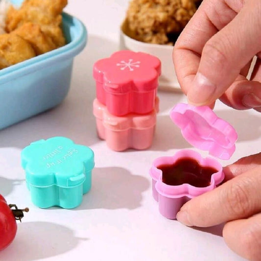 Mini flower 4pc sauce set 