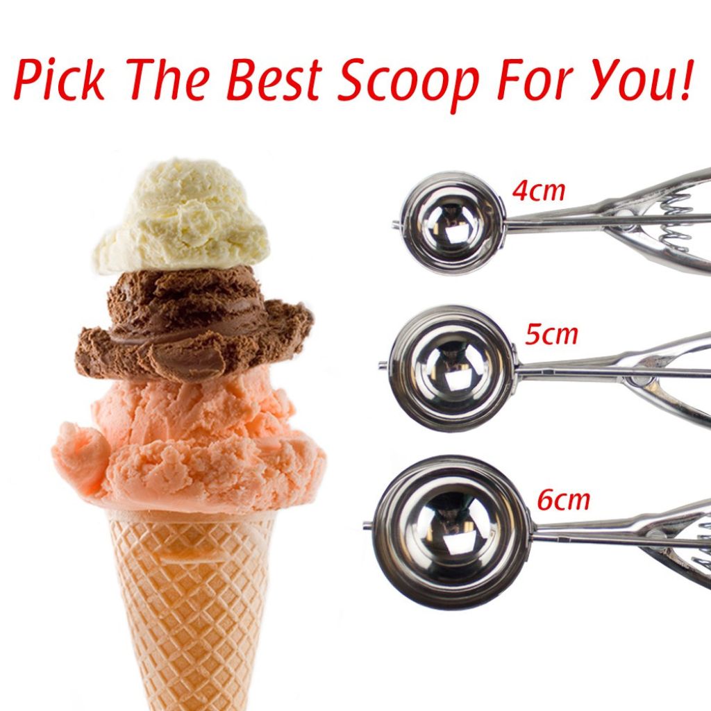 Trigger Release Ice Cream Scoop