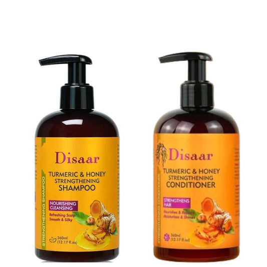 Disaar Turmeric and Honey Strengthening Shampoo and Conditioner set