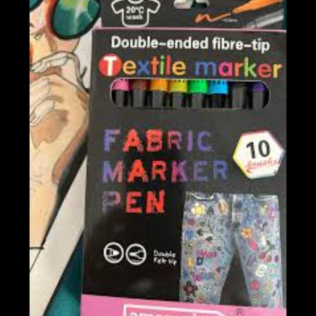 10pc Double-Sided Fabric Marker