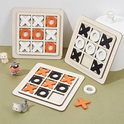 Wooden X&O Game - 14x14 cm