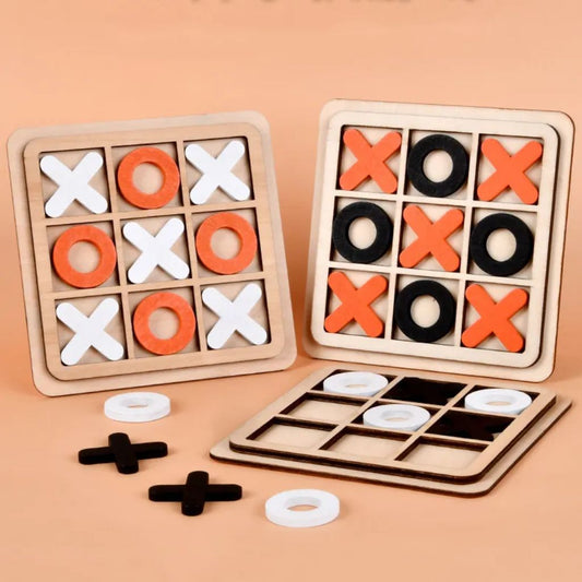 Wooden X&O Game - 14x14 cm